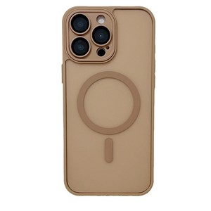 Custodia per telefono in silicone di lusso antiurto magnetica satinata con fori precisi per <span class=keywords><strong>iPhone</strong></span> 17/16/15 Pro Max/14 - Product Image 5