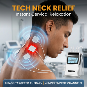 Fisioterapia, Terapia <span class=keywords><strong>de</strong></span> Pulso TENS, Mini Estimulador, <span class=keywords><strong>Dolor</strong></span> <span class=keywords><strong>de</strong></span> <span class=keywords><strong>Cuello</strong></span>, Accesorios Digitales, <span class=keywords><strong>Dolor</strong></span> Crónico, 8 Electrodos - Product Image 1