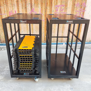 20 25 30 40 50 Pack 4 Ruedas 2 3 4 5 CANAL Protector Transporte Metal Dolly Trolley Cable Rampa Carro para Adam Hall Midi 5 Mini 3 - Product Image 4