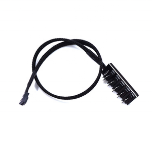 Broches <span class=keywords><strong>Hub</strong></span> et câble d'alimentation pour ventilateur refroissement de CPU, 1 à 5 rangée 4, <span class=keywords><strong>Molex</strong></span> TX4 PWM, longueur cm, adaptateur/séparateur pour étui et chassis - Product Image 3