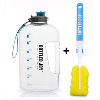 2.2L Eco Friendly BPA Libero del Commercio All'ingrosso Motivazionale PETG Plastica Palestra Sport Galloni Bottiglia di Acqua Logo Personalizzato Con Paglia