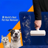 Épilateur pour animaux de compagnie et rouleau à peluches réutilisable pour chat et chien pour meubles, canapé, tapis, vêtements et literie