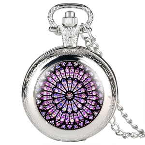 Collier Pendentif Horloge Souvenirs Cadeaux pour Hommes Femmes Cathédrale <span class=keywords><strong>Notre</strong></span>-<span class=keywords><strong>Dame</strong></span> <span class=keywords><strong>de</strong></span> <span class=keywords><strong>Paris</strong></span> Montre <span class=keywords><strong>de</strong></span> Poche - Product Image 6