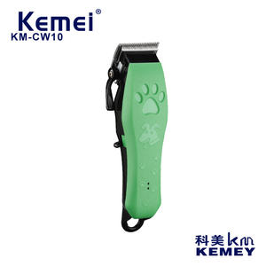 Kemei Professional Pet <b>Hair</b> <b>Clipper</b> Electric Dog Cat Grooming USB Rechargeable <b>Clippers</b> With Stainless Steel Blades - Product Image 3