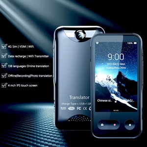 Nuovo Traduttore Vocale T7 4G ESIM FDD/WCDMA Aggiornato con Traduzione Offline Araba, Schermo <span class=keywords><strong>da</strong></span> 4 Pollici, Dispositivo Istantaneo - Product Image 5