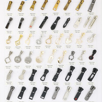 Vente en gros # 3 # 5 # 8 # 10 tirettes de fermeture éclair métalliques autobloquantes pour fermetures éclair en nylon, métal et résine, accessoires de couture pour vêtements