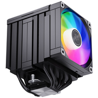 SNOWMAN AX880PRO 8 PIPES AFFICHAGE DE LA TEMPÉRATURE DUAL FANS SUPÉRIEURS 800-1900RPM ARGB REFROIDISSEUR CPU HAUTE PERFORMANCE POUR AMD INTEL
