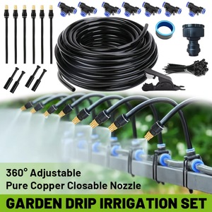 Kit de Boquillas de Riego por Goteo de Cobre Ajustables 360 Grados, Conexión Rápida, Negro, 20cm, Sistema de Riego para Jardín - Product Image 2