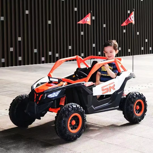 UTV 24V 2 Places, Voiture Électrique pour Enfants <span class=keywords><strong>avec</strong></span> Télécommande <span class=keywords><strong>Parentale</strong></span>, Camion Jouet <span class=keywords><strong>4x4</strong></span> sur Batterie <span class=keywords><strong>avec</strong></span> Pneus EVA - Product Image 6