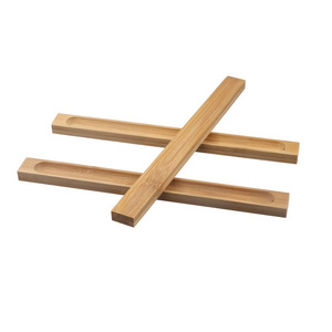 JQ sıcak satış ayarlanabilir bambu malzeme sopa tütsü plaka tütsü tutucu kokulu eşya sopa tütsü brülör Incenso tutucu - Product Image 5