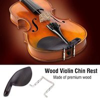 HUASHENG High Quality Violin Fitting Set Full Size Replacement Parts String Instruments Ebony Materials Violin Accessories
