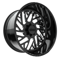 Jantes de camion forgées polies sur mesure SL 30X14 26X12 28X16 24X14 à déport profond avec entraxes 8X165.1 8X180 pour GMC Sierra 1500 Sierra 2500