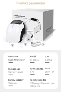 Alat Pijat Terapi Panas Lutut Tanpa Kabel, Mesin Pijat Lutut Elektrik Pintar dengan Panas dan Getaran untuk Meredakan Nyeri - Product Image 6