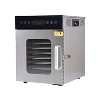 Professionele Fruitdroger Voedseldehydrator 10-laags RVS Schalen Voedseldehydrator Machine voor Thuisgebruik