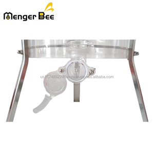 Extractor de Miel Manual Menger Bee de 2 Cuadros, Transparente, con Acrílico y Acero Inoxidable, 3 Patas, 2 Años de Garantía - Product Image 4