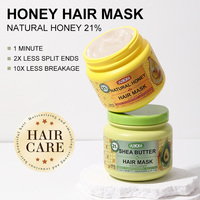 Masque capillaire à la kératine et au beurre d'avocat biologique UUKKG 340g pour la réparation et la nutrition des cheveux, ingrédients naturels pour les soins capillaires