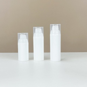 High Quality Wholesale White 30ml 50ml 60ml 80ml 100ml Cosmetic Serum Airless <b>Pump</b> <b>Bottle</b> for Skincare - Product Image 5