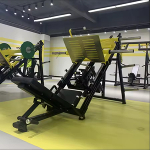 Máquina de <span class=keywords><strong>prensa</strong></span> de piernas de 45 grados <span class=keywords><strong>con</strong></span> carga de placas de alta resistencia SK, equipo de gimnasio comercial <span class=keywords><strong>con</strong></span> rodamientos lineales para fortalecer la parte inferior del cuerpo - Product Image 4