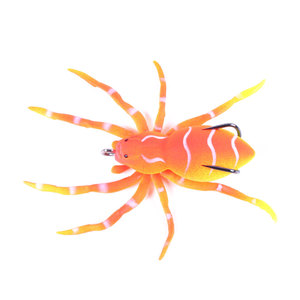 8cm 7g gros appâts souples artificiels flottant simulé <span class=keywords><strong>araignée</strong></span> forme grenouille leurres de pêche - Product Image 4