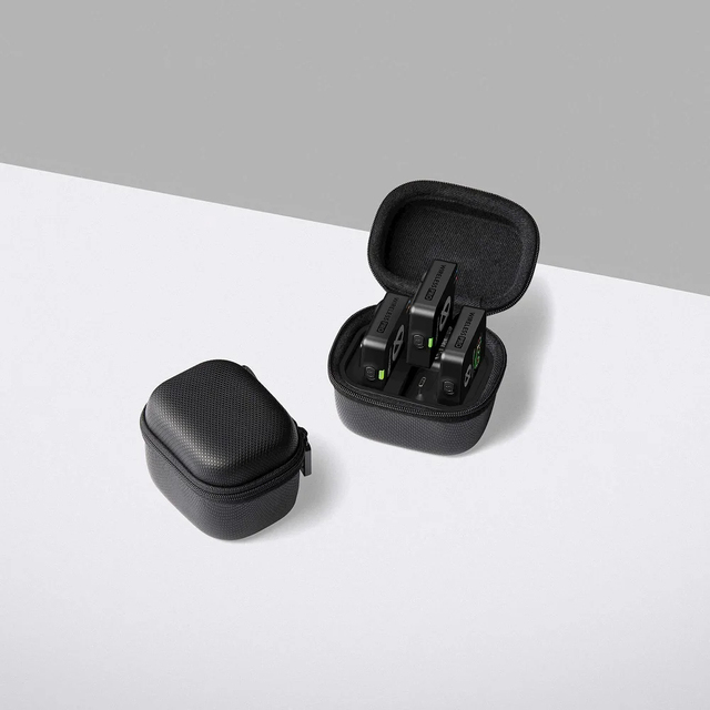 Rode Wireless PRO One Tow Two Microphone Live Recording Video VLOG Camera Phone Radio Wireless Collar Clip Microphone