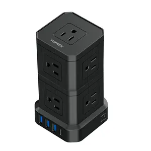 Popular Private Detachable Cube Socket 9-way Outlets US 1875W Powerful Charging The Electrical Devices