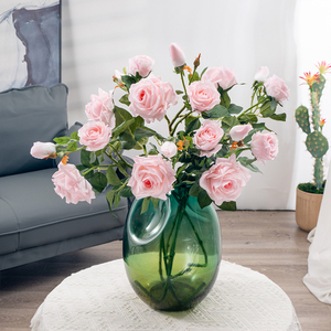 Rosas Artificiales Realistas de 73 cm, de Seda Suave, en Múltiples Colores, Decoración para Bodas, San Valentín, Navidad, Entrega Rápida de Fábrica - Product Image 1