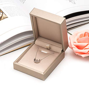 Caja de Joyería de Malla Metálica con Diseño Personalizable para Guardar Pulseras, Anillos, Aretes y Collares, Caja de Regalo de Cuero PU - Product Image 1