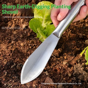 Multi-functional small shovel for digging wild vegetables integrated stainless steel digging, planting flowers, planting - Product Image 2
