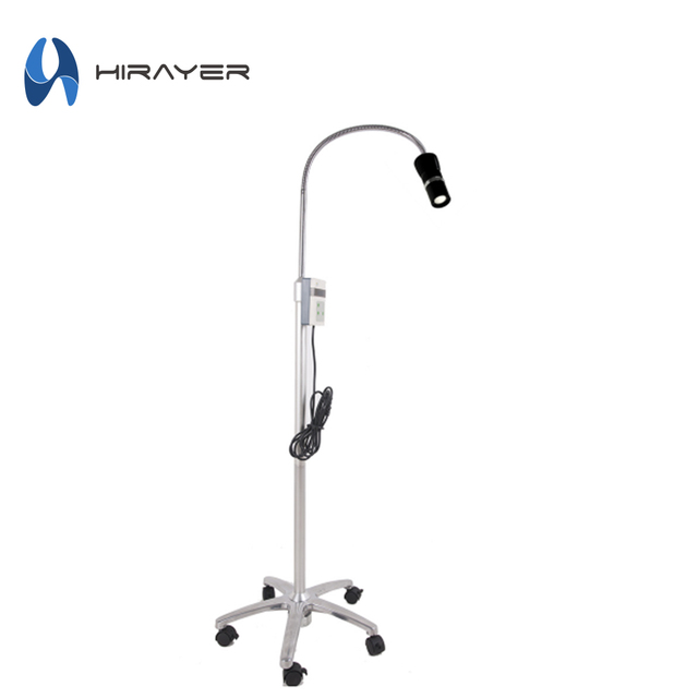Hospital Mobile Medical Surgical Light Goose Neck Examination Lamp