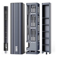 Mini tournevis électrique sans fil rechargeable 54 en 1 avec moteur sans balais, couple de 0,4 N.m, outil de réparation de précision, batterie au lithium, pour le bricolage