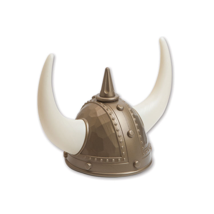 Man Hoed Hoge Kwaliteit Custom Carnaval Party Plastic Viking Helm Gehoornde Duivel Hoed