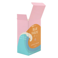 Boîte d'emballage en papier d'art personnalisée 300g/350g pliable brillante stratifiée avec impression en couleur produits en papier en forme de carton de céréales