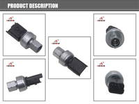 Capteur de pressostat de climatisation de haute qualité 9647971280 pour Peugeot 307 206 207 408 52CP32-03 52CP10-06 9653027360