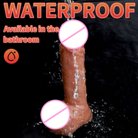 Machine sexuelle à poussée réaliste en silicone pour femmes, 10 modes de vibration, télécommande, étanche, couleur naturelle, marque JUNXIN G