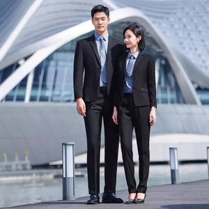 Elegante <span class=keywords><strong>Traje</strong></span> de Negocios Negro <span class=keywords><strong>para</strong></span> <span class=keywords><strong>Mujer</strong></span>, Ropa de Trabajo <span class=keywords><strong>Formal</strong></span> <span class=keywords><strong>para</strong></span> Entrevistas, Uniforme de Trabajo <span class=keywords><strong>para</strong></span> Funcionarias - Product Image 5