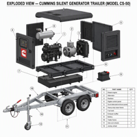 Générateur diesel super silencieux à prix avantageux, 20KW 25KVA, alternateur sans balais, 50Hz/60Hz, 220V/400V, ATS, utilisation domestique et hôtelière