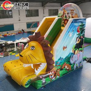 Toboggan gonflable à bouche de lion, 7.5x3x5mH, piscine intérieure en PVC, thème animal pour jardin <span class=keywords><strong>et</strong></span> <span class=keywords><strong>parc</strong></span>, livraison gratuite - Product Image 2