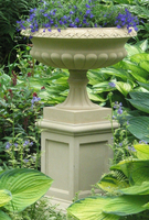 Pot Bunga Patung Adam dari Batu Cor GRC FRP GRP Pedestal Pinth Urbino