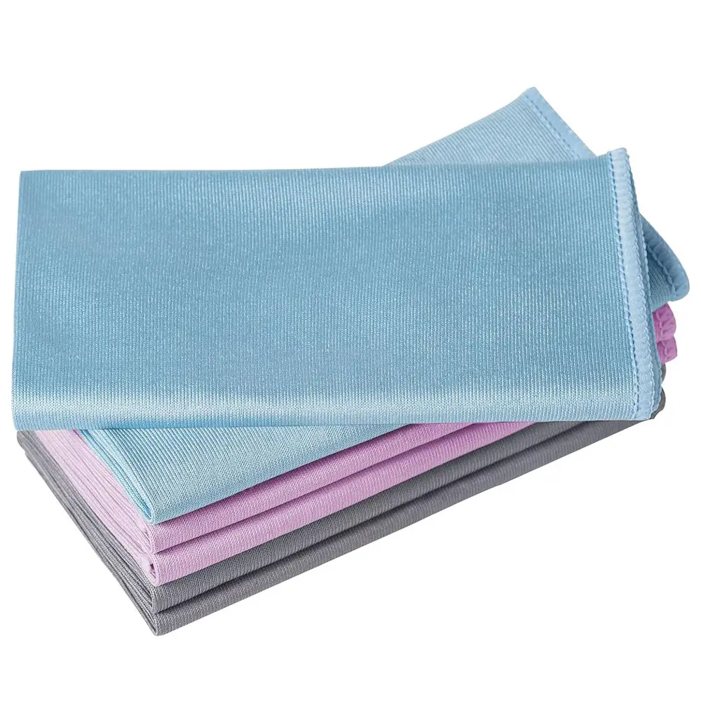 16-Inch X 16-Inch Lint-Free Microfiber Glass Cleaning Cloth Quick Cleaning Kitchen Windows Windshields Mirrors Stainless Steel