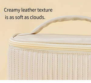 กระเป๋าใส่เครื่องสำอางกันน้ำความจุขนาดใหญ่, กระเป๋าใส่เครื่องสำอางและกระเป๋าใส่ของชำร่วยงานแต่งงานทำจาก PU - Product Image 2