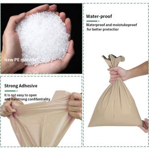 Custom Recycled for Poly Mailer Envelope Polythene Packaging Bags for Clothing Shoes <b>Socks</b> for Parcel Mailing Shipping Printed - Product Image 4