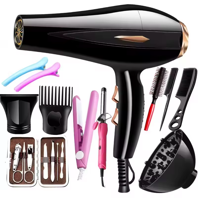 Wholesale Household Electric Hair Dryer with Full Set Accessories Variety Pack Portable Professional Hair Dryer