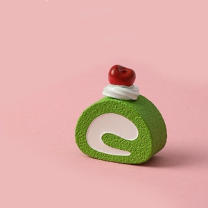 Cake Roll Simulation Food Miniature, 3D Refrigerator Magnet, Creative Decorative Fridge <b>Sticker</b> - Product Image 4