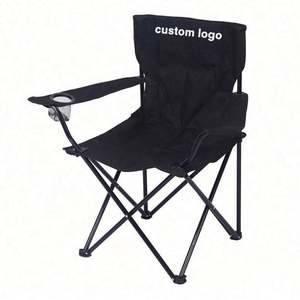 Portable <b>Folding</b> Custom Camping Chair Travel Lightweight Steel Frame Outdoor Park Picnic Chair - Product Image 3