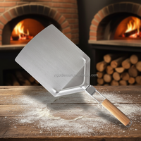 Pelle à pizza pliable en acier inoxydable avec manche réglable – Outil de manutention pour pizzas