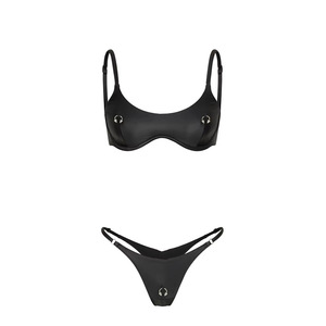 Trajes de Baño de Una Pieza para Mujer, Conjunto de Bikini, Trajes de Baño de Verano a la Moda, Cintura Alta, Push-Up, Ropa de Playa para Vacaciones, Monokini con Logotipo Personalizado - Product Image 5