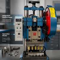 Machine de poinçonnage pour réaliser différents procédés de poinçonnage, machine de poinçonnage pour plaques de cadres de grilles de ventilation perforées
