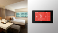 Termostato Inteligente para el Hogar con Pantalla Táctil, Programable, Compatible con Alexa y Google Home, Ahorro de Energía, HVAC, WiFi