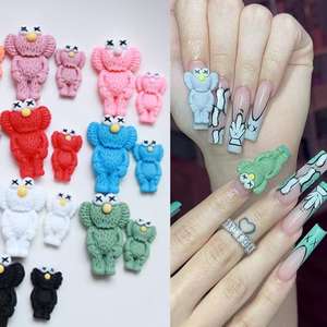 Vente en gros Nouveau breloques en résine 3D Kawaii tendance Décorations d'ongles Kawaii Cartoon Nail Art DIY Manucure Design Accessoire Decos - Product Image 2