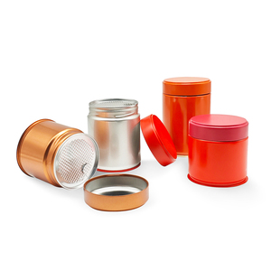 Custom 50g/100g/200g/300g Loose Tea <strong>Tin</strong> Cans Container <strong>Small</strong> Matte Square Black <strong>Tins</strong> Box Luxury Matcha <strong>Tin</strong> - Product Image 5